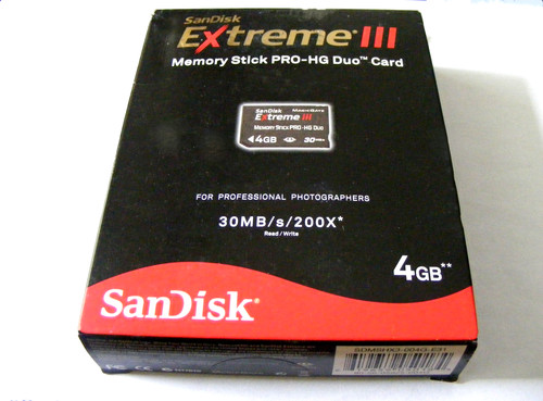 4gb memory stick pro duo - memory,